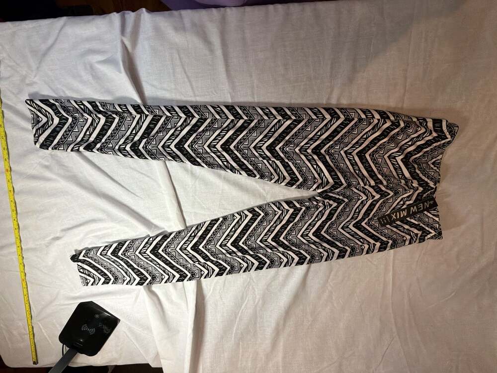 New Mix Geometric Print Leggings One Size